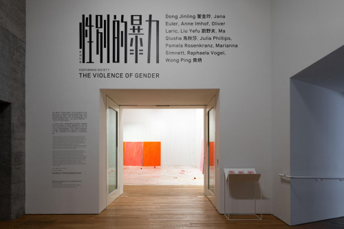 Exhibition view: Performing Society: The Violence of Gender. 